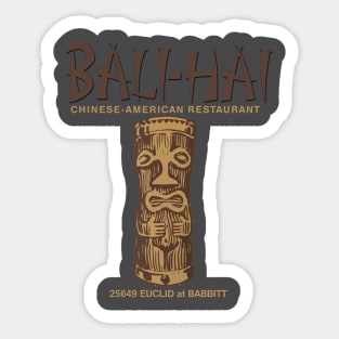 Bali Hai Chinese Restaurant Sticker